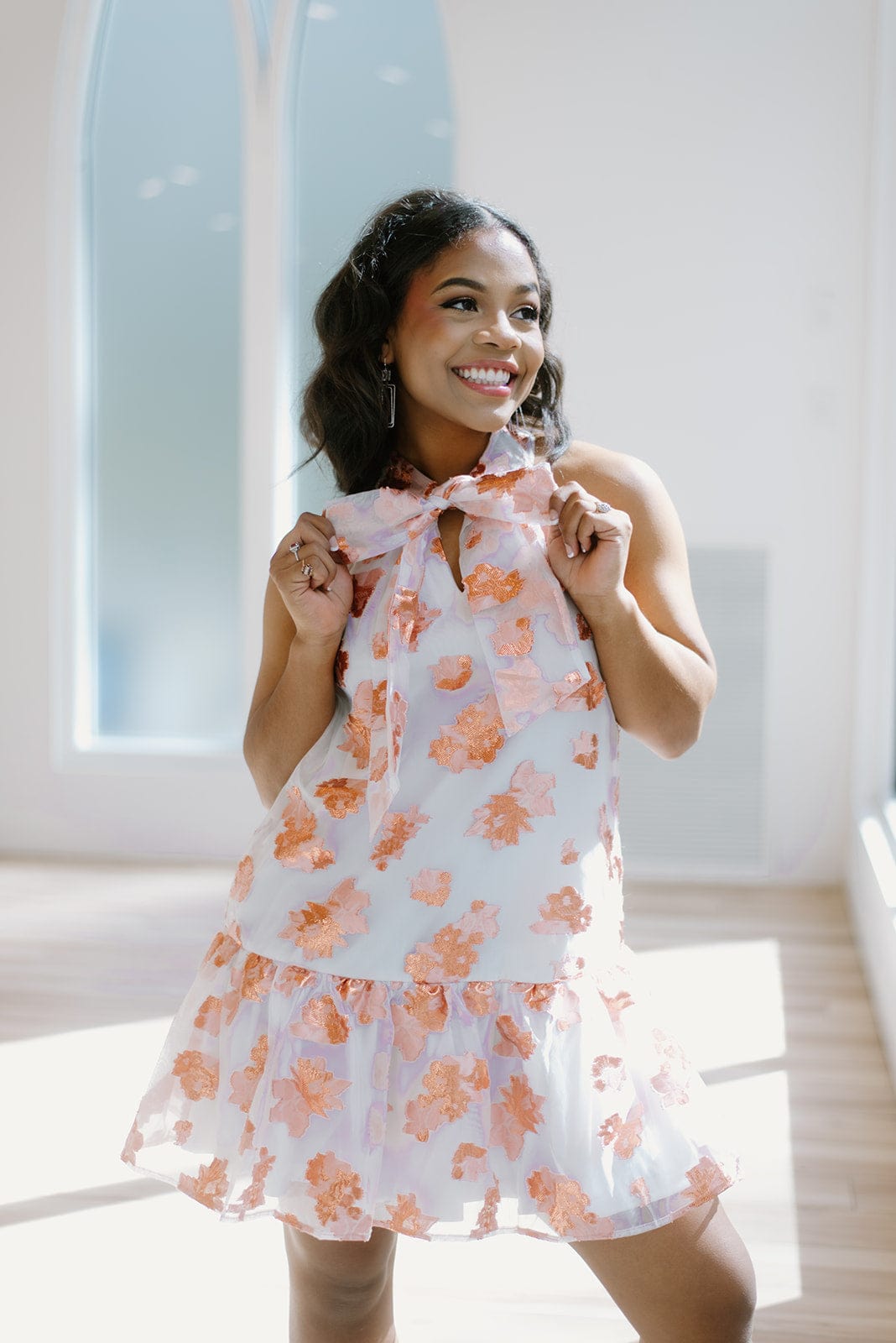 Gold Rose Dress