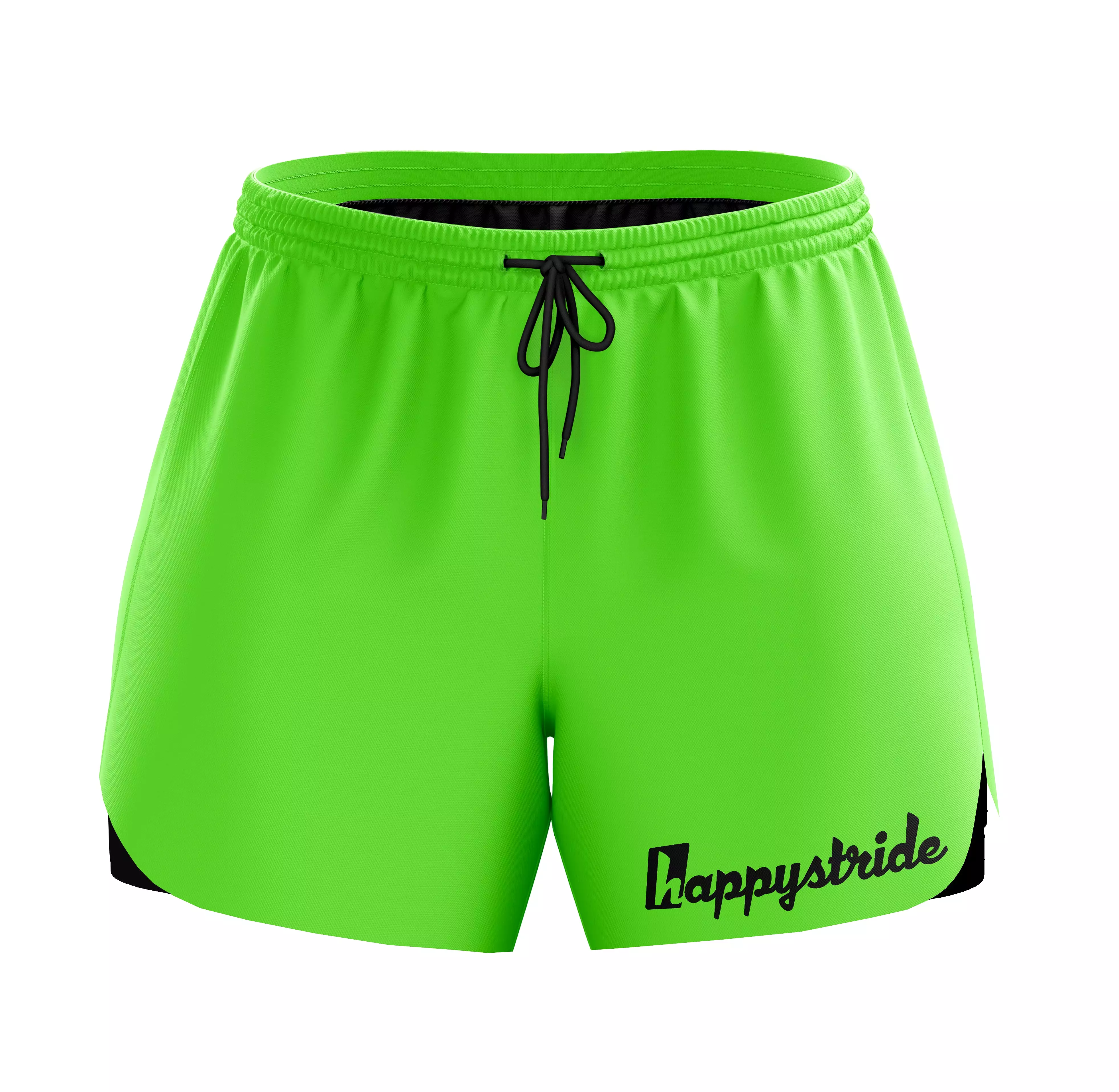 Green classic shorts for women