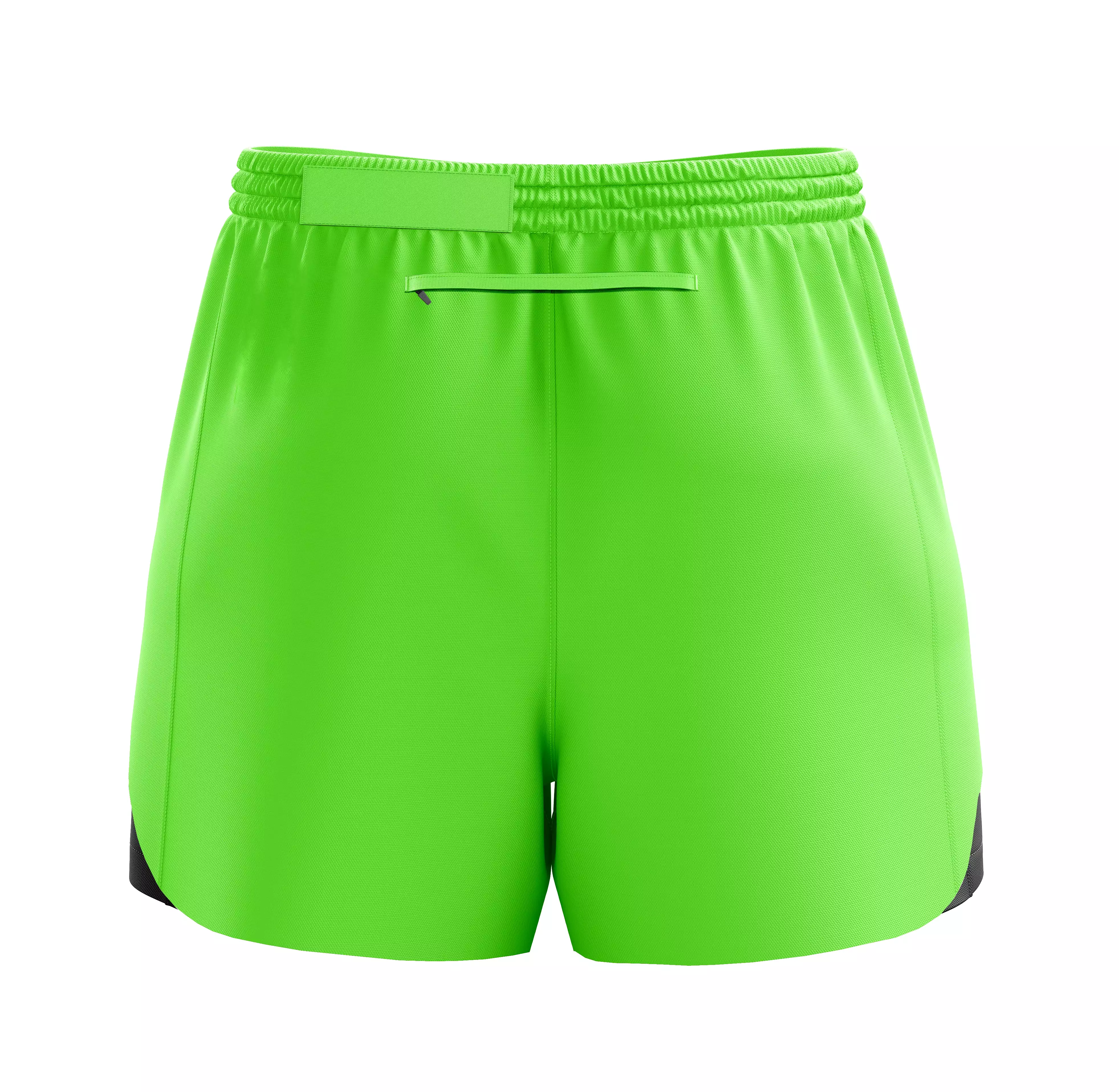 Green classic shorts for women