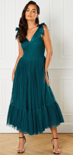 Green Tulle Dress