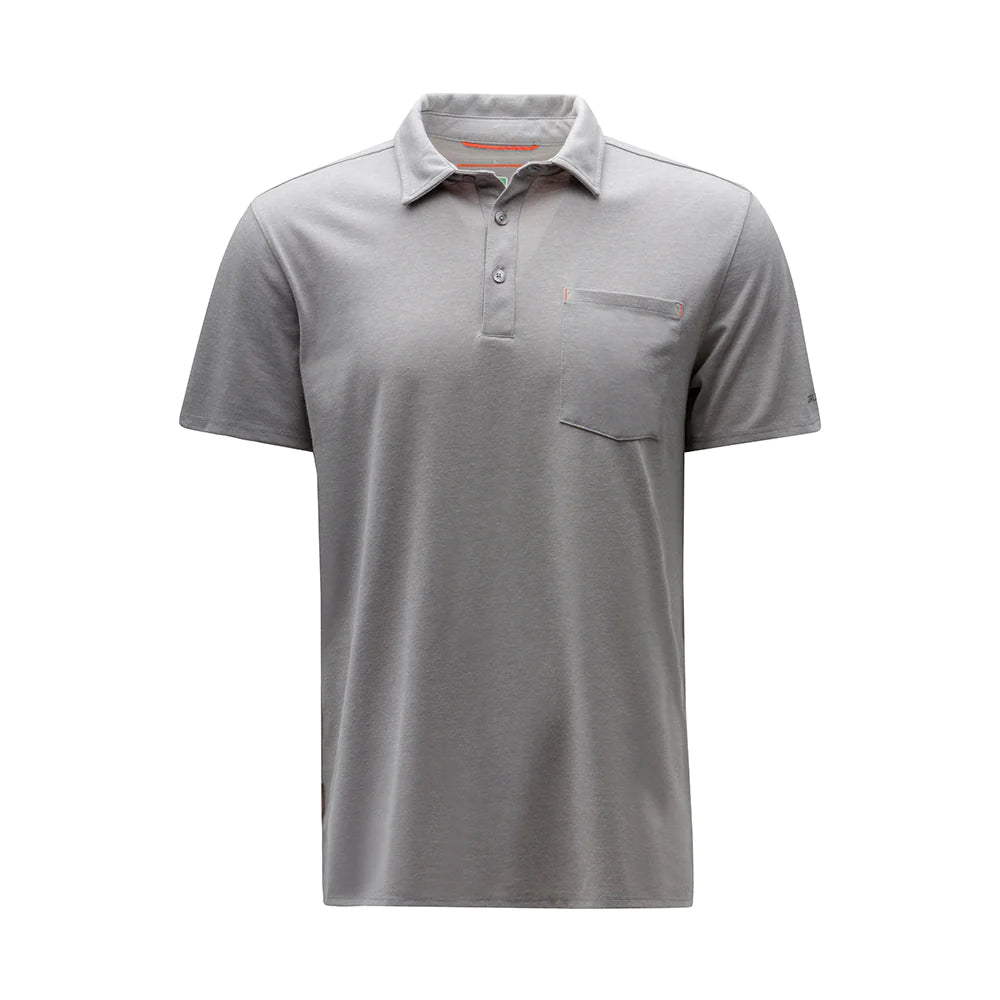 Grundens Shorebreak Performance Polo for Fishing - Skyrocket