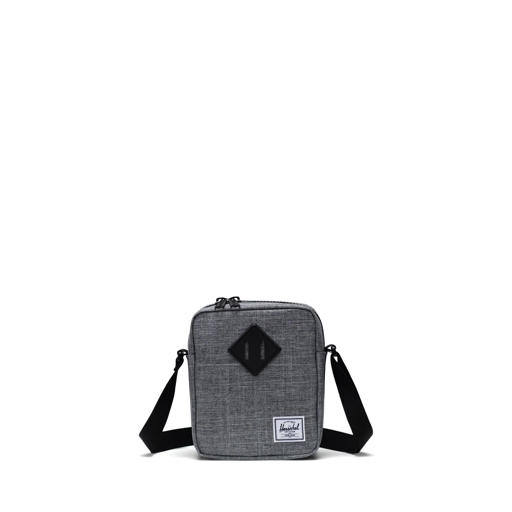 Herschel Crossbody Bag Raven Crosshatch