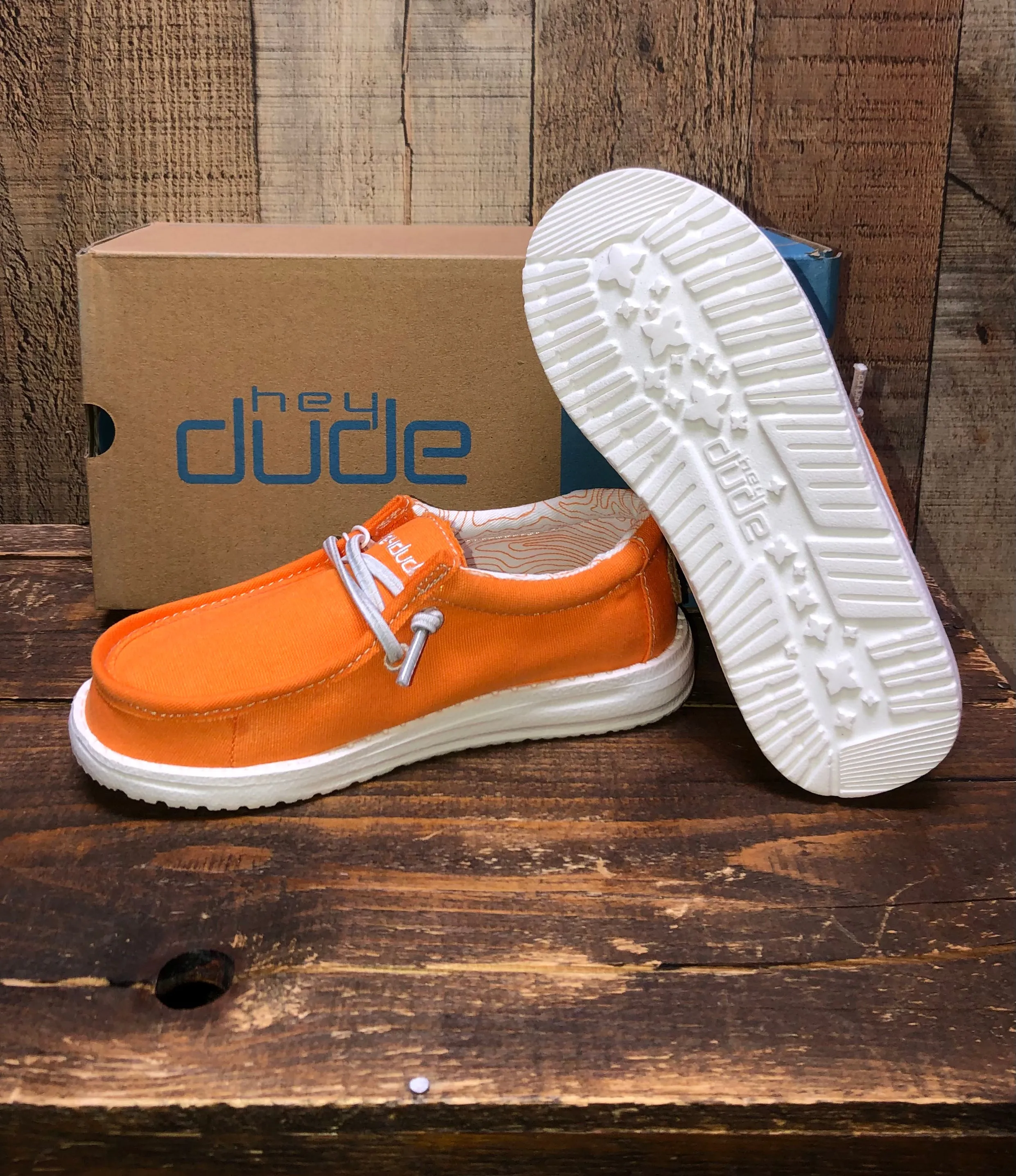 Hey Dude Wally Youth - Fiesta Orange