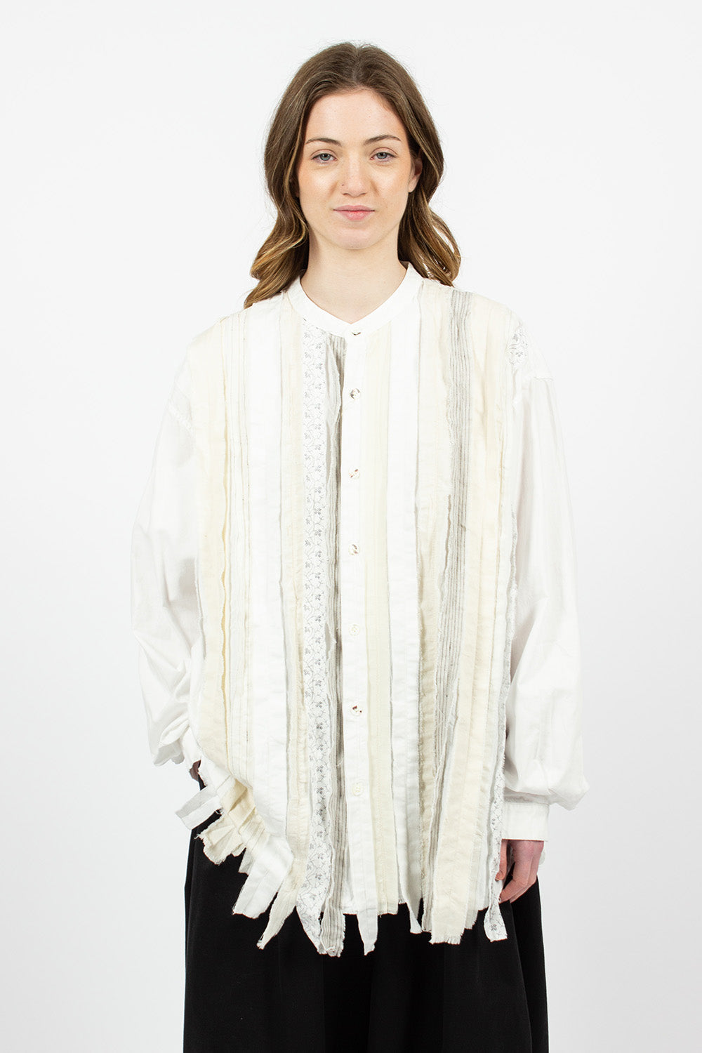 Hobo White Patchwork Shirt