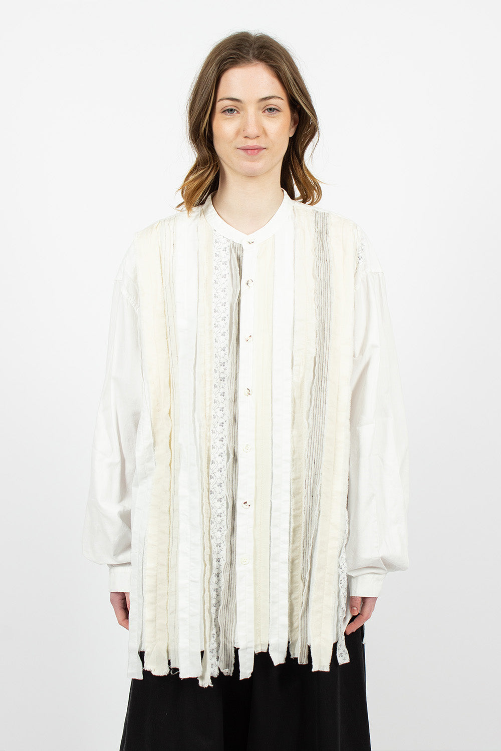 Hobo White Patchwork Shirt