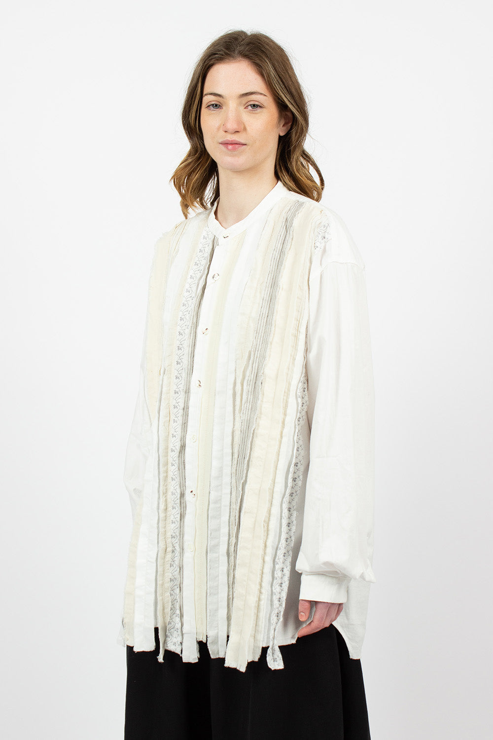 Hobo White Patchwork Shirt