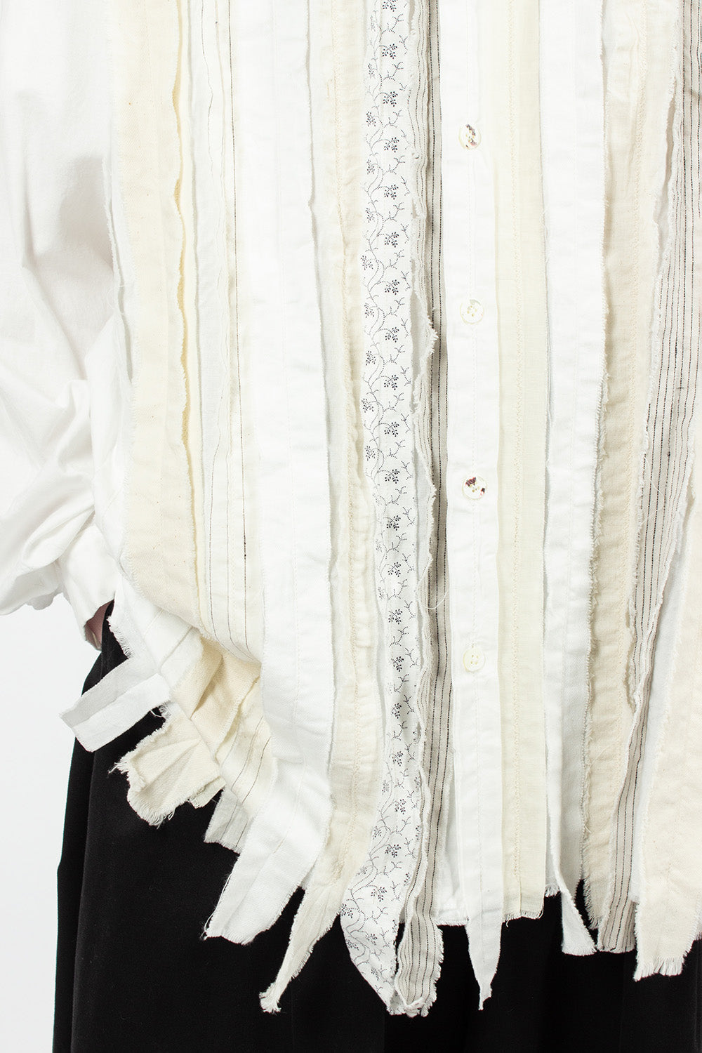 Hobo White Patchwork Shirt