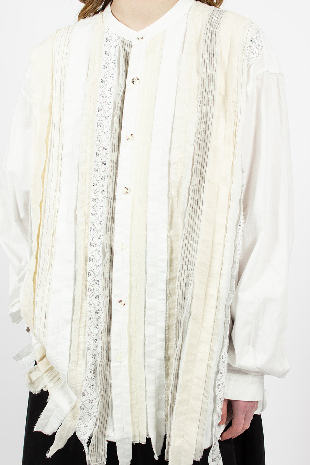 Hobo White Patchwork Shirt