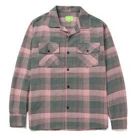 HUF Pink Flannel Overshirt