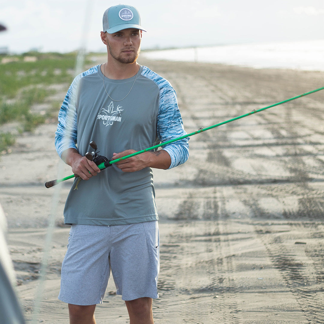 Hydrotech Camo/Solid Long Sleeve Shirt for Sportsmen