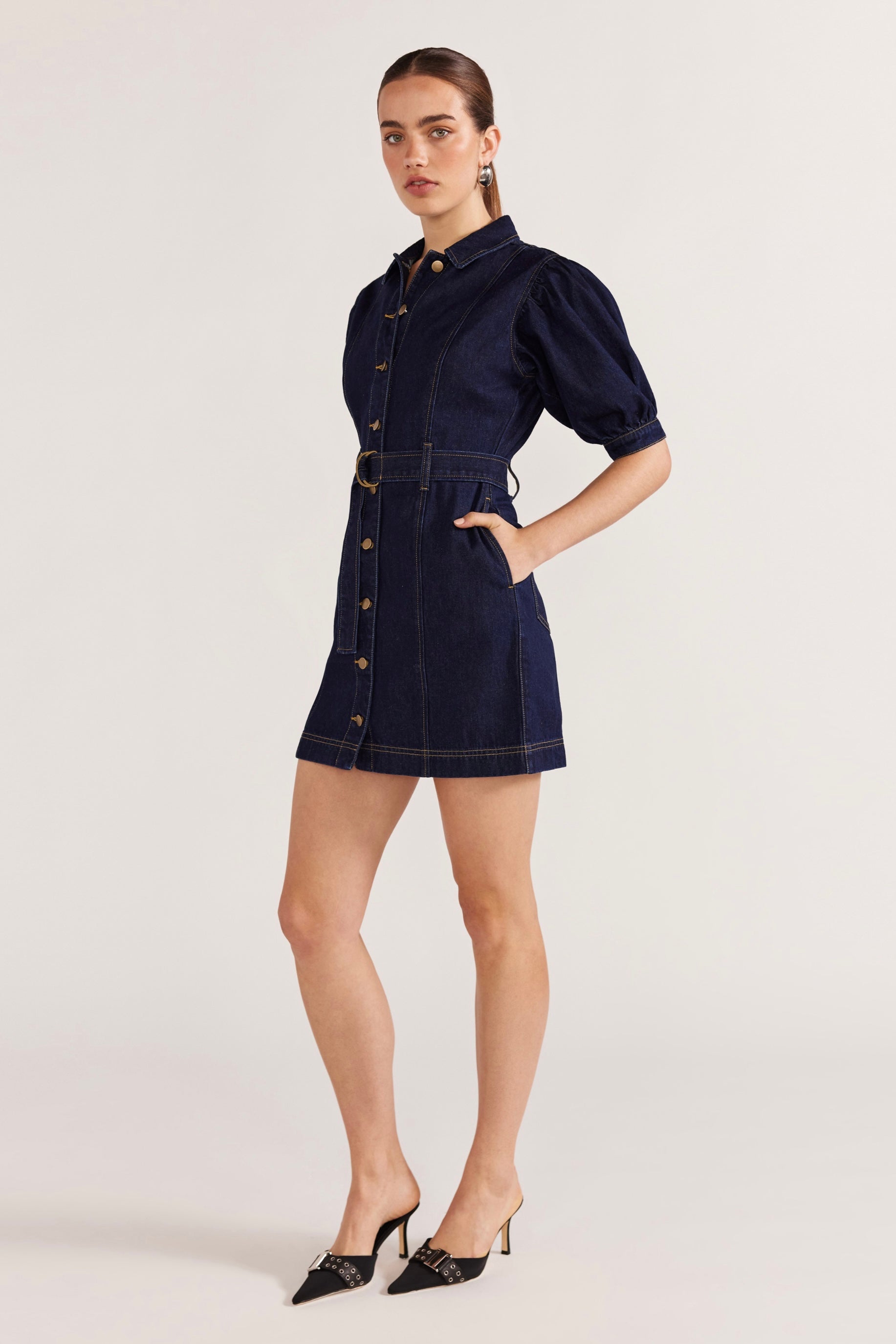 Indigo Vara Denim Mini Dress