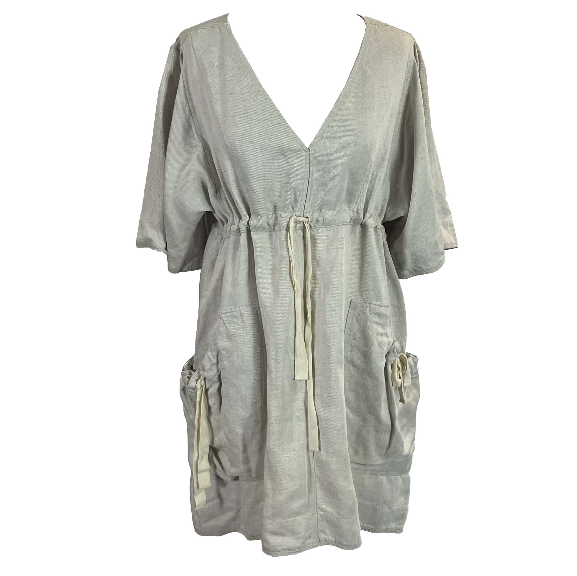 Isabel Marant Etoile Beige Linen Mix Midi Dress - XS/S/M - Brand New