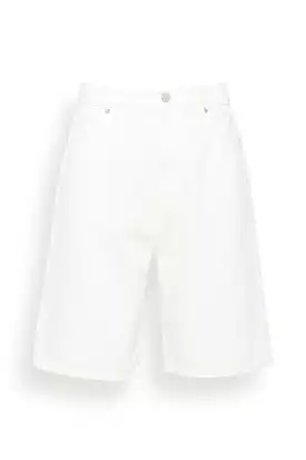 Ivory Denim Shorts by Isu.