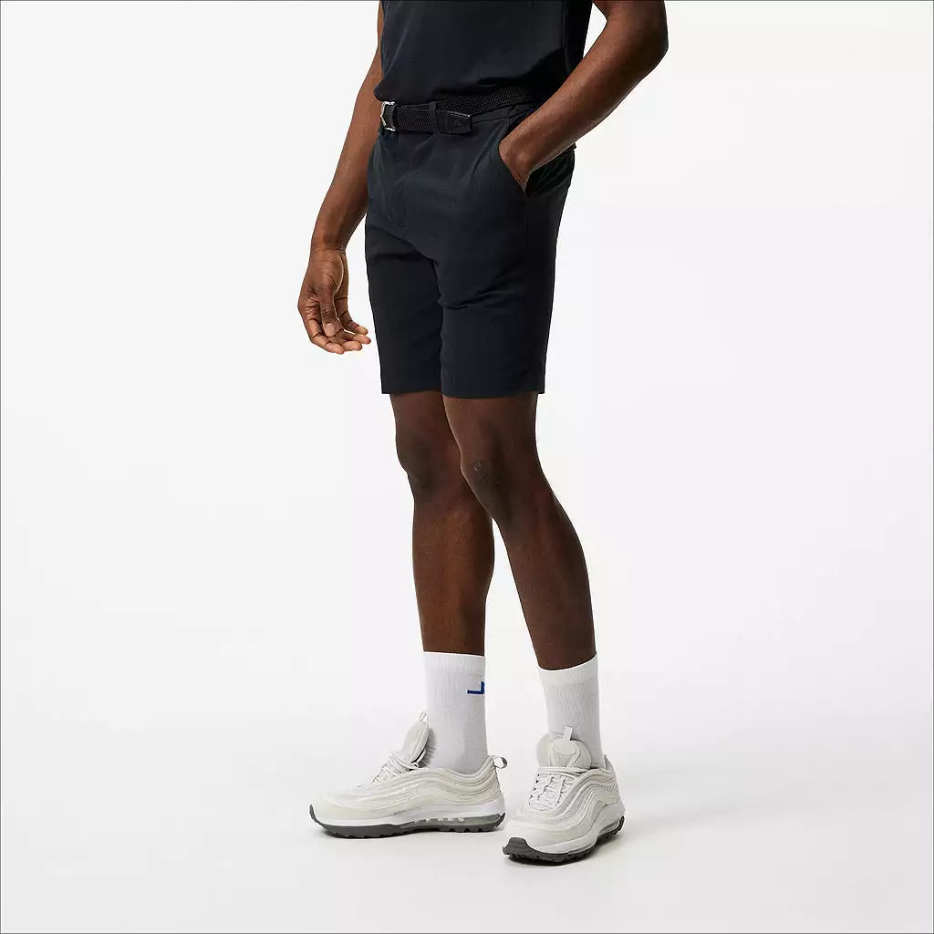 J. Lindeberg Black Golf Shorts