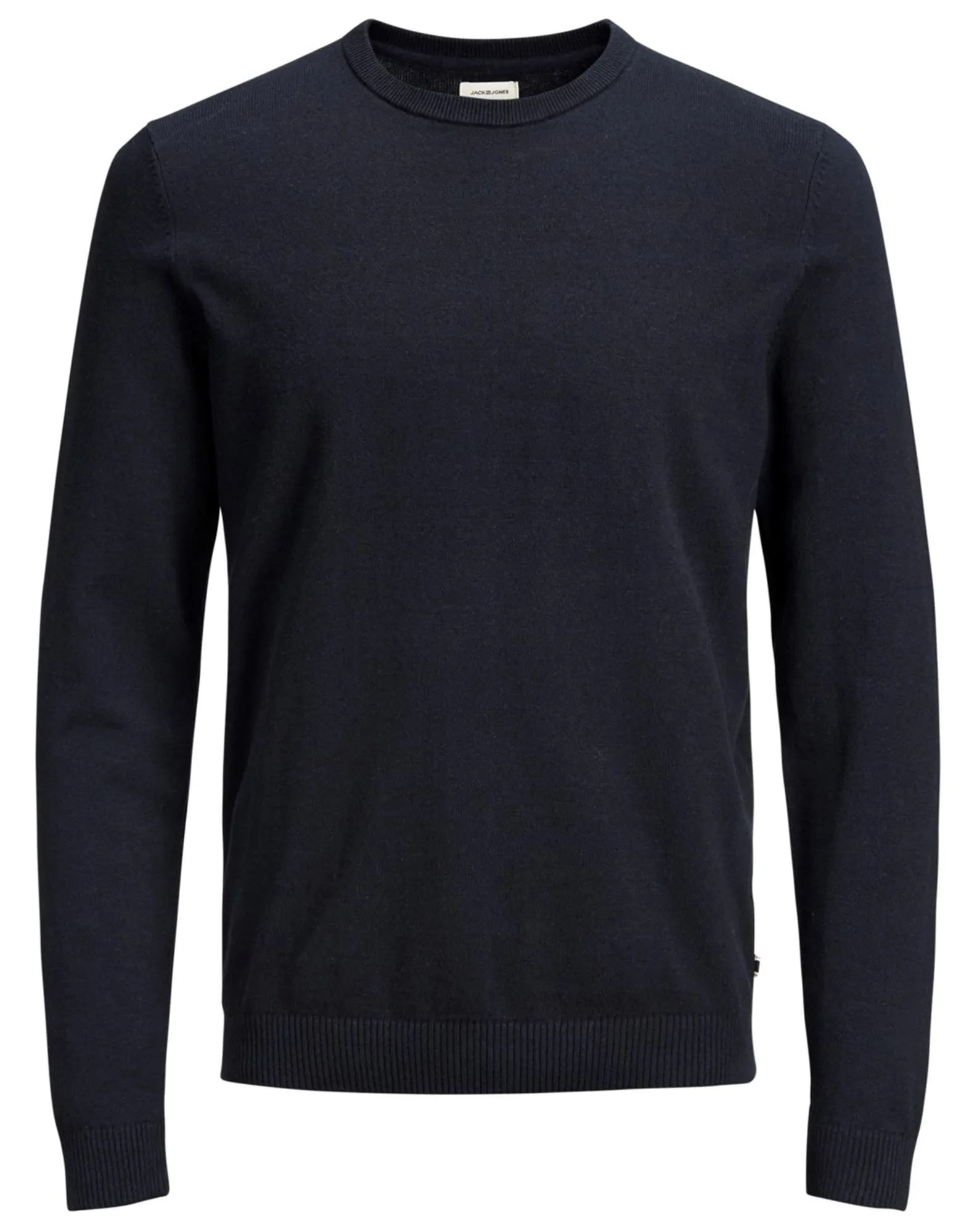 Jack Jones Crew Neck Basic Knit Jumper Navy Blazer