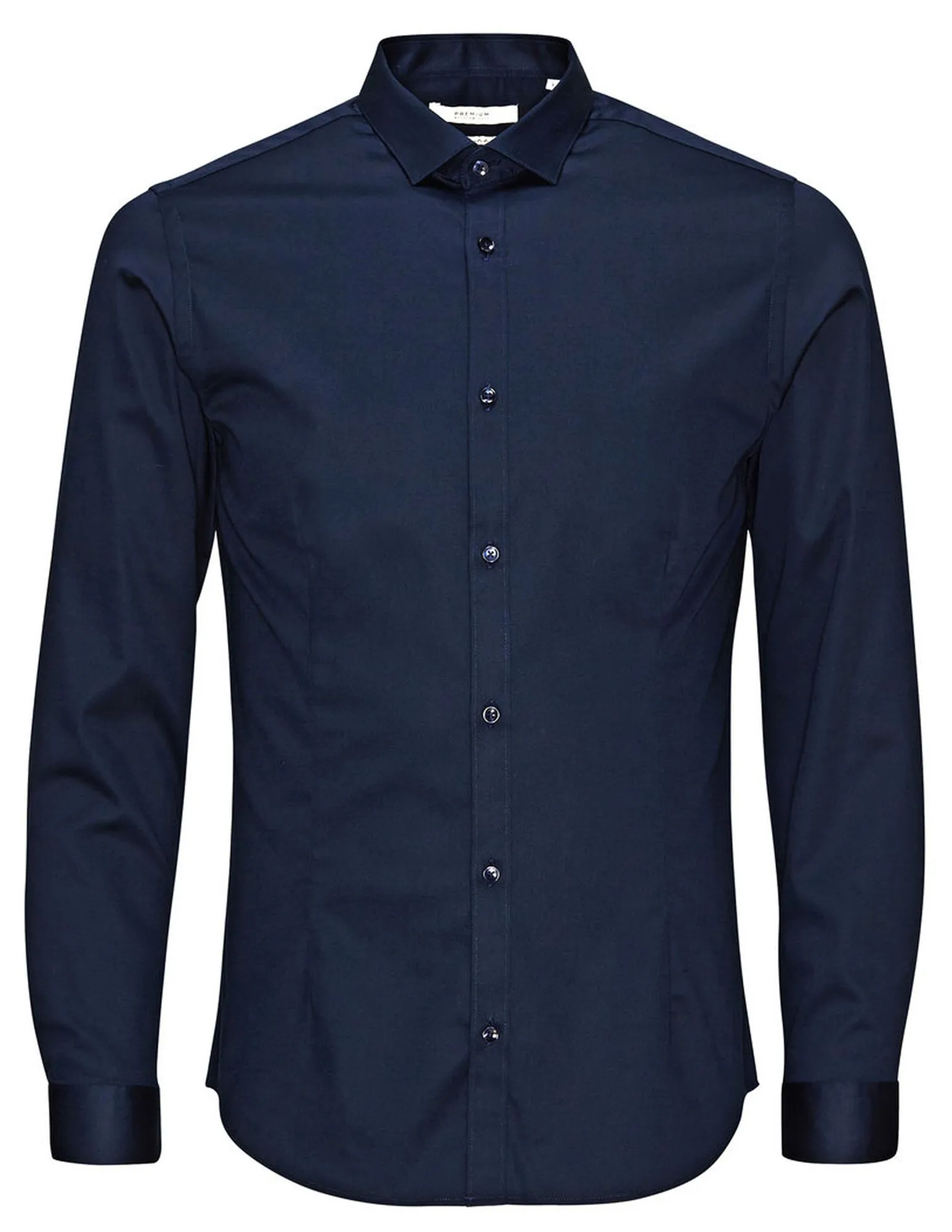 Jack and Jones Parma Long Sleeve Business Shirt Navy Blazer