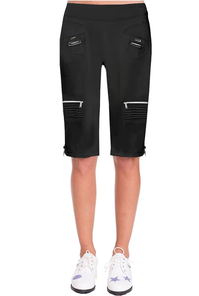 Jamie Sadock Black Capri - Skinnylicious Knee-Length Pants