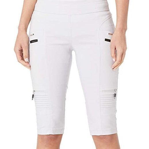 Jamie Sadock White Skinnylicious Knee Capri