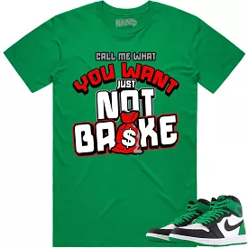 Jordan 1 Lucky Green 1s Shirt - Red Not Broken - Top Matching Option