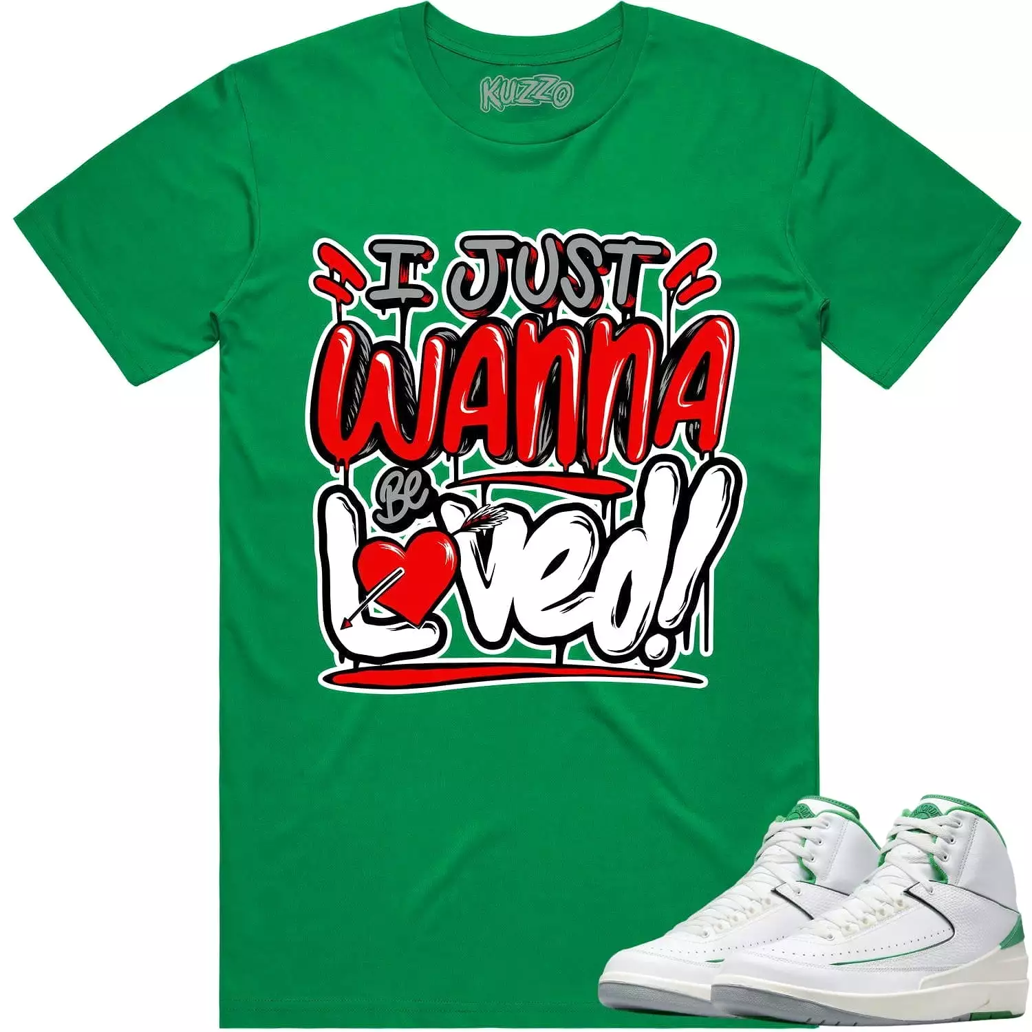 Jordan 2 Lucky Green 2s Shirt - RED LOVED