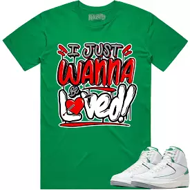 Jordan 2 Lucky Green 2s Shirt - RED LOVED