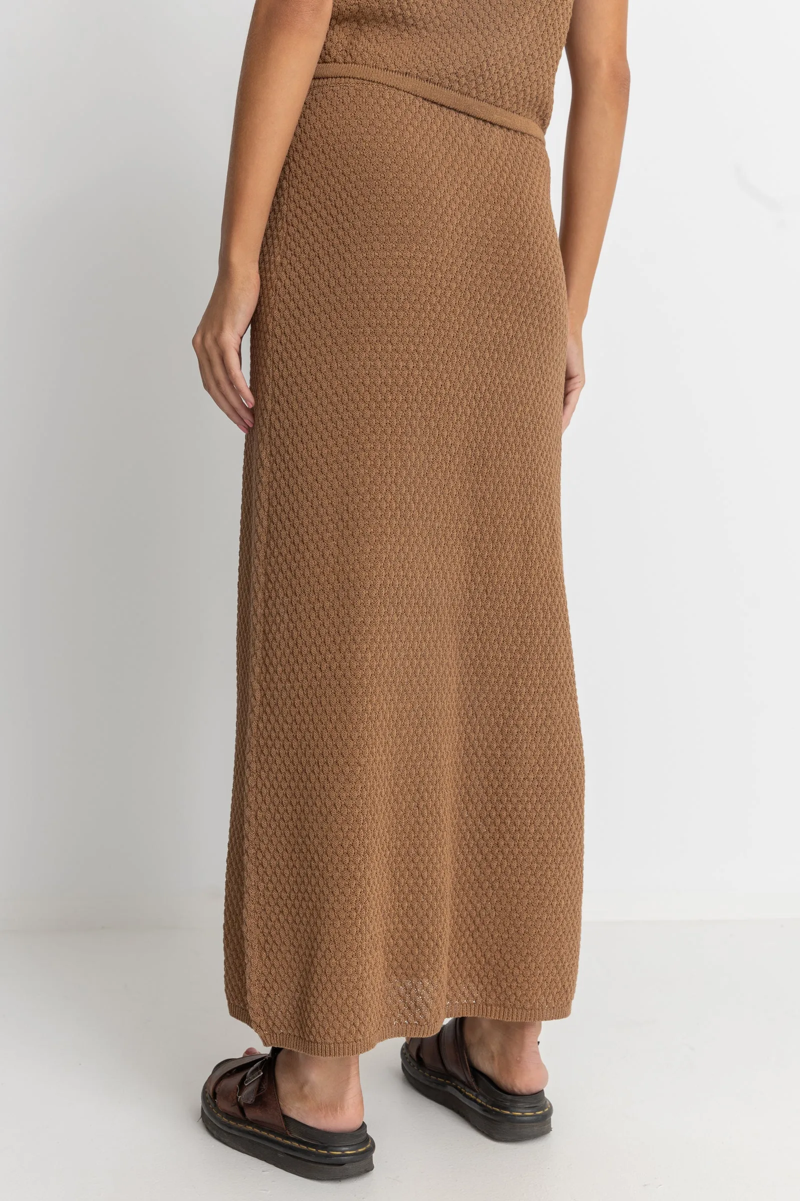 Jossie Maxi Skirt in Chocolate Brown