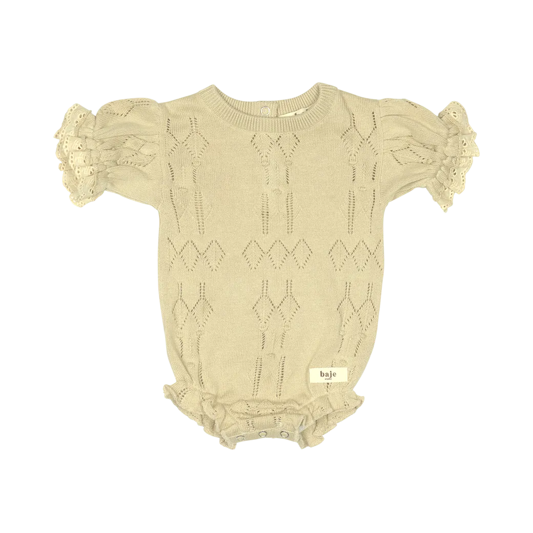 Knitted Bodysuit in Sand - CUE