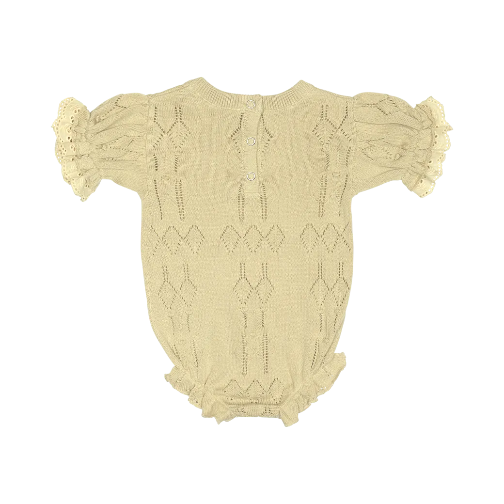 Knitted Bodysuit in Sand - CUE