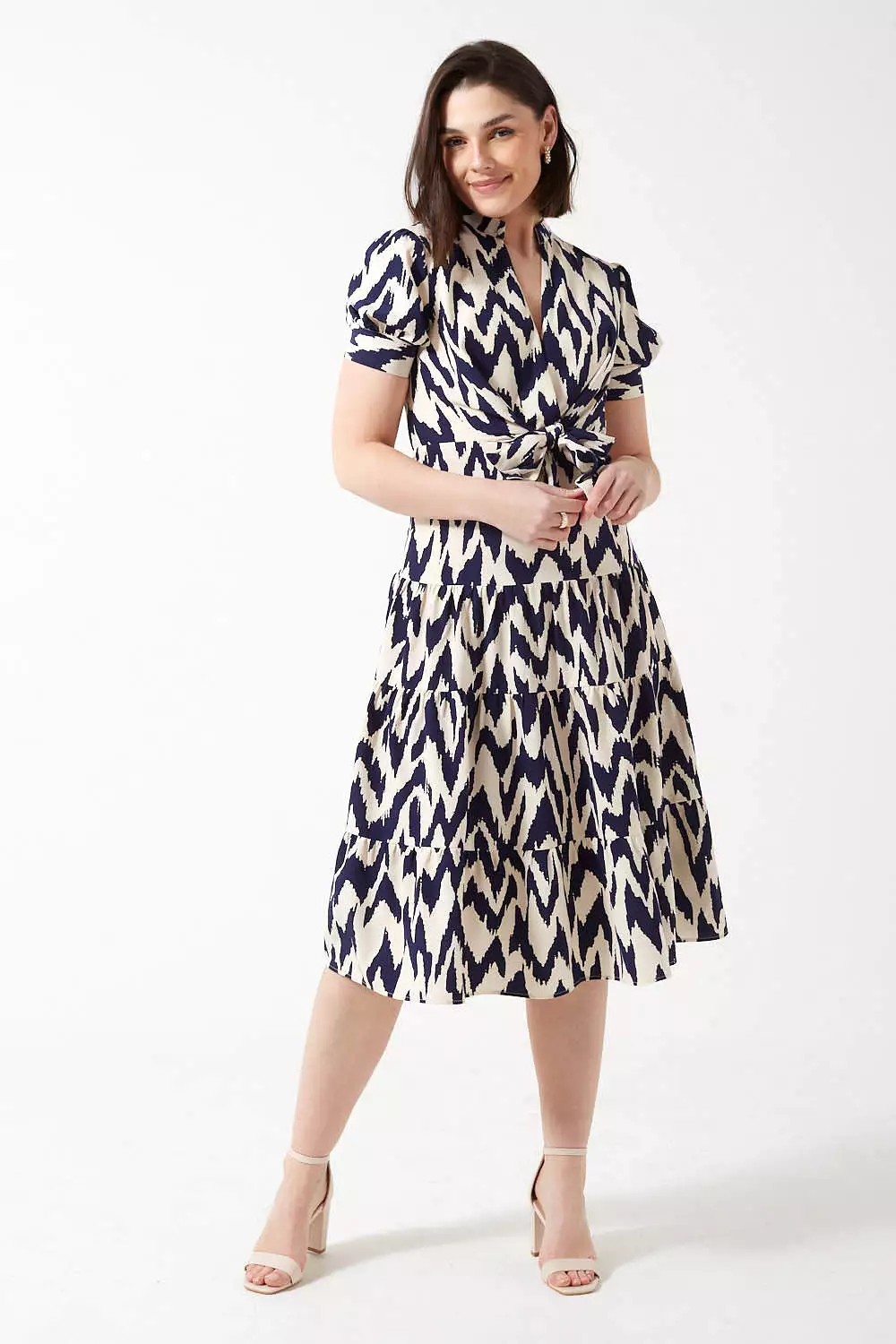 Knotted Front Dress by Marc Angelo