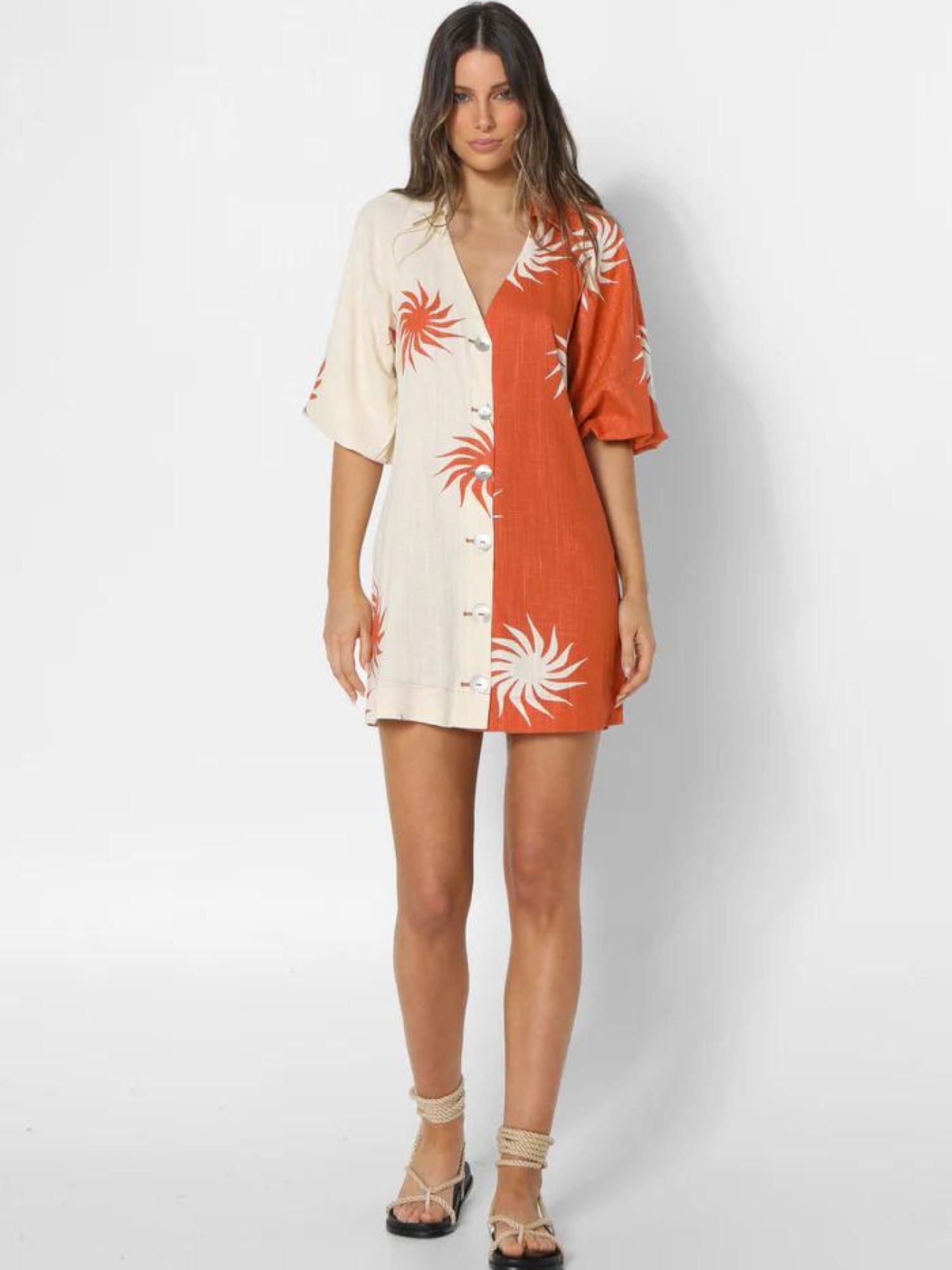 Kyra Mini Dress | Sun Print - Buy Online Now at Affordable Price