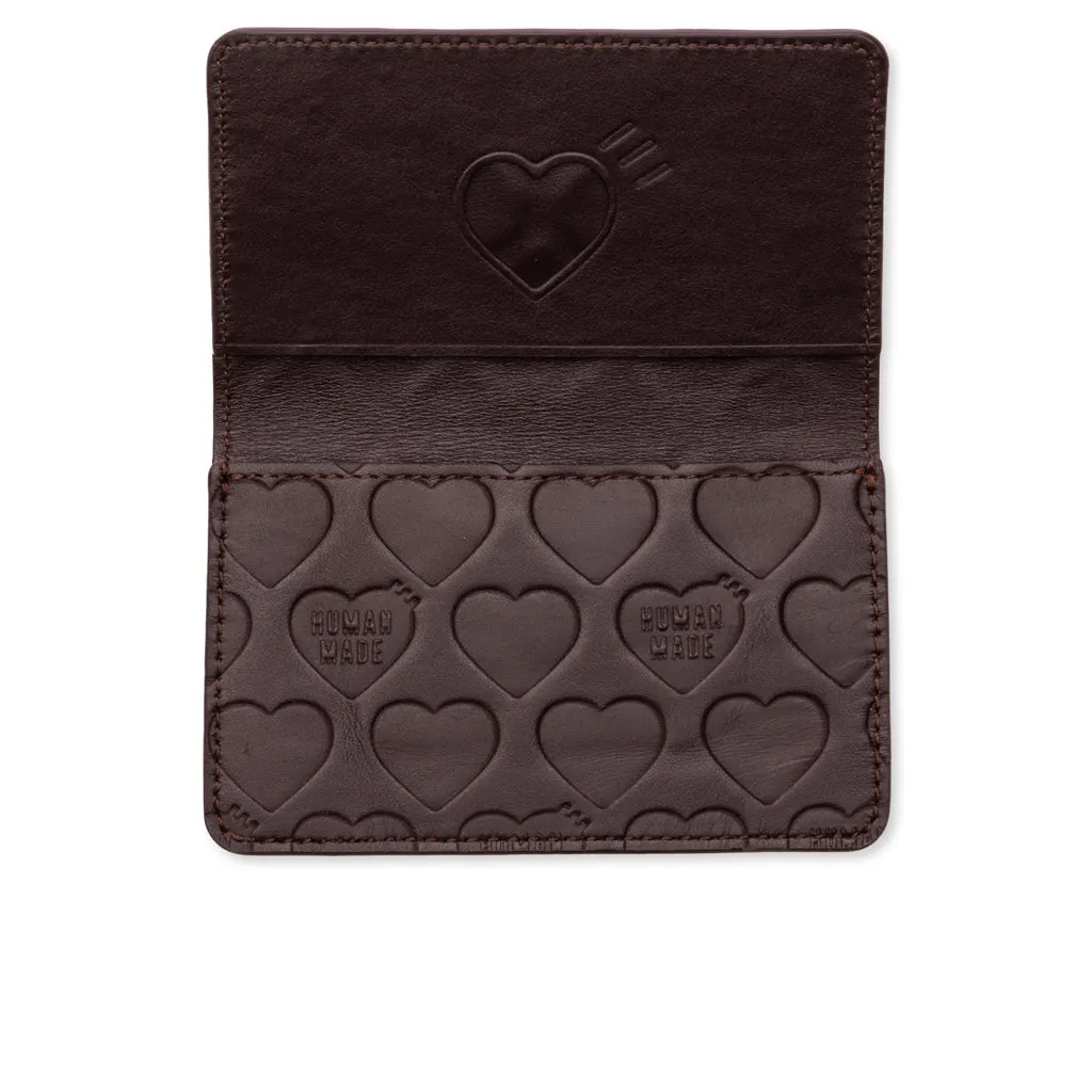 Brown Leather Card Holder.