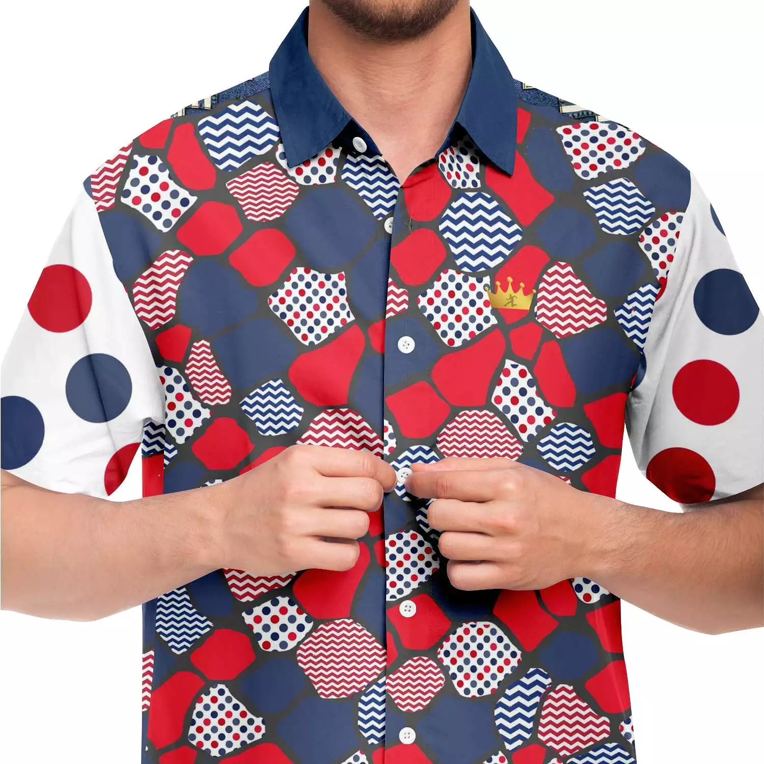 Liberty Pebble Shirt Button Down Short Sleeve.