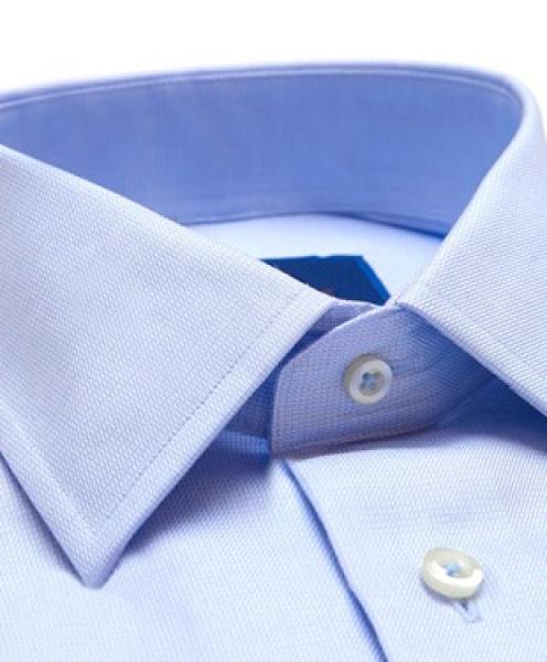 Light Blue Dobby Weave Dress Shirt - Trim Fit - Shop now!