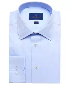 Light Blue Dobby Weave Dress Shirt - Trim Fit - Shop now!