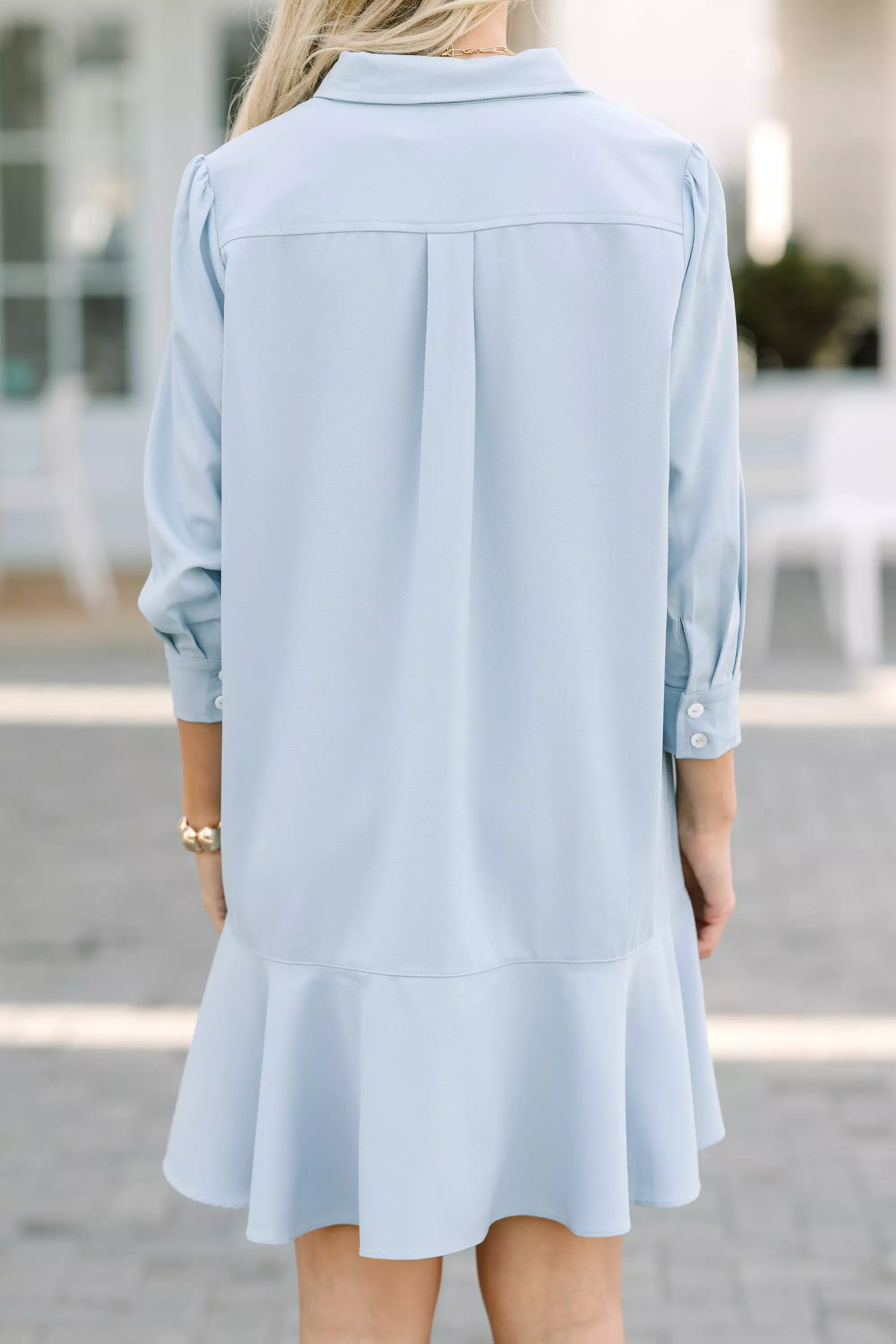 Light Blue Shirt Dress - Share Your Story