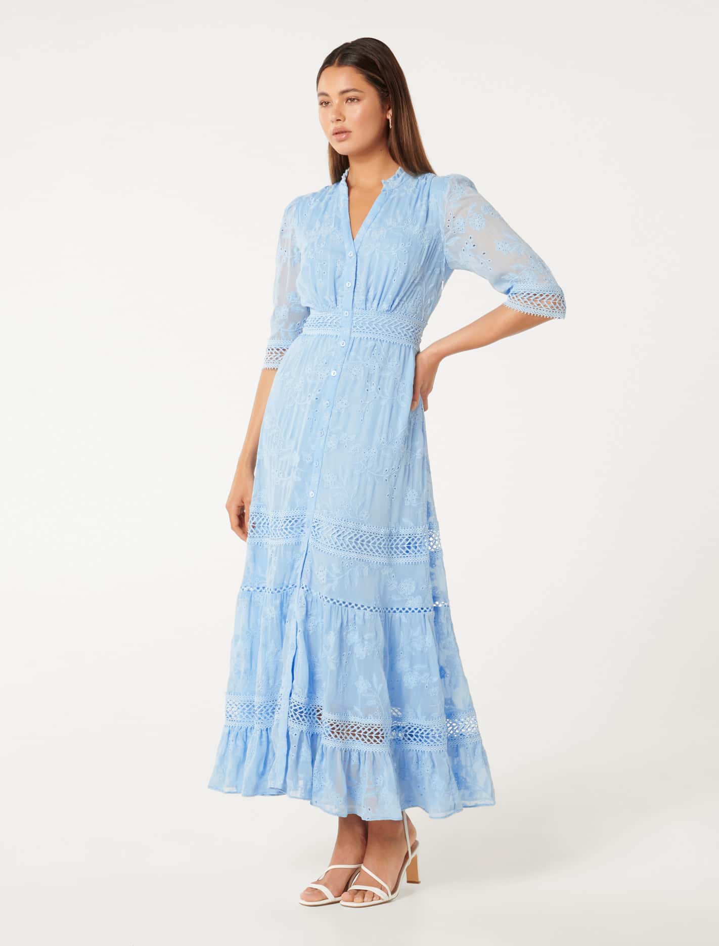 Lillian Shirt Dress with Trim Detail