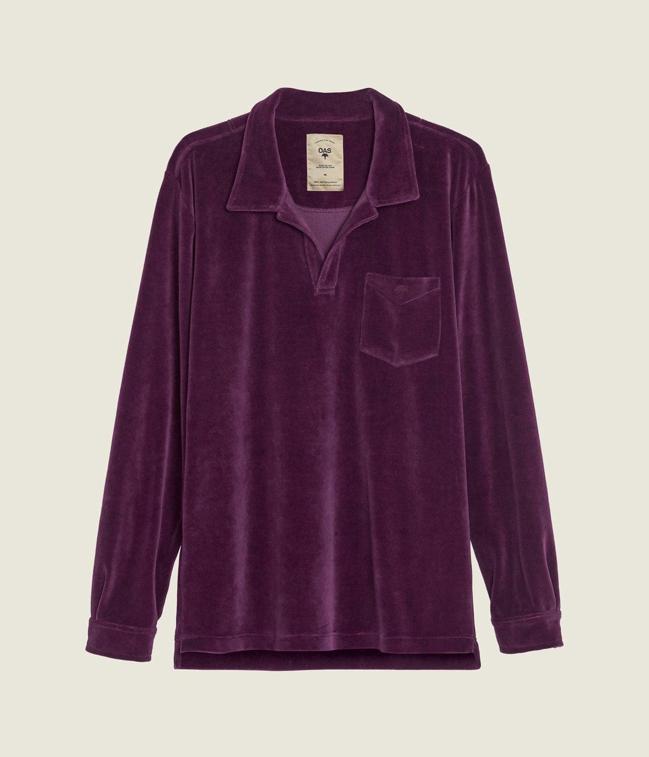 Long sleeve shirt - dandy purple velour