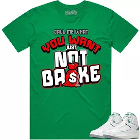 Lucky Green 2s Jordan Shirt - Red Not Damaged