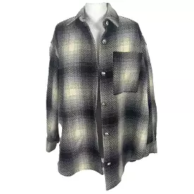 Maje 350 Parma Check Wool Overshirt Jacket - S/M/L