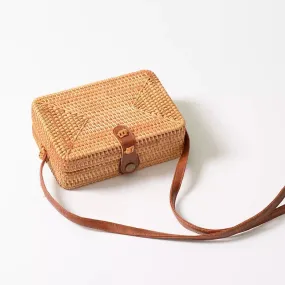 Mara Woven Basket Bag