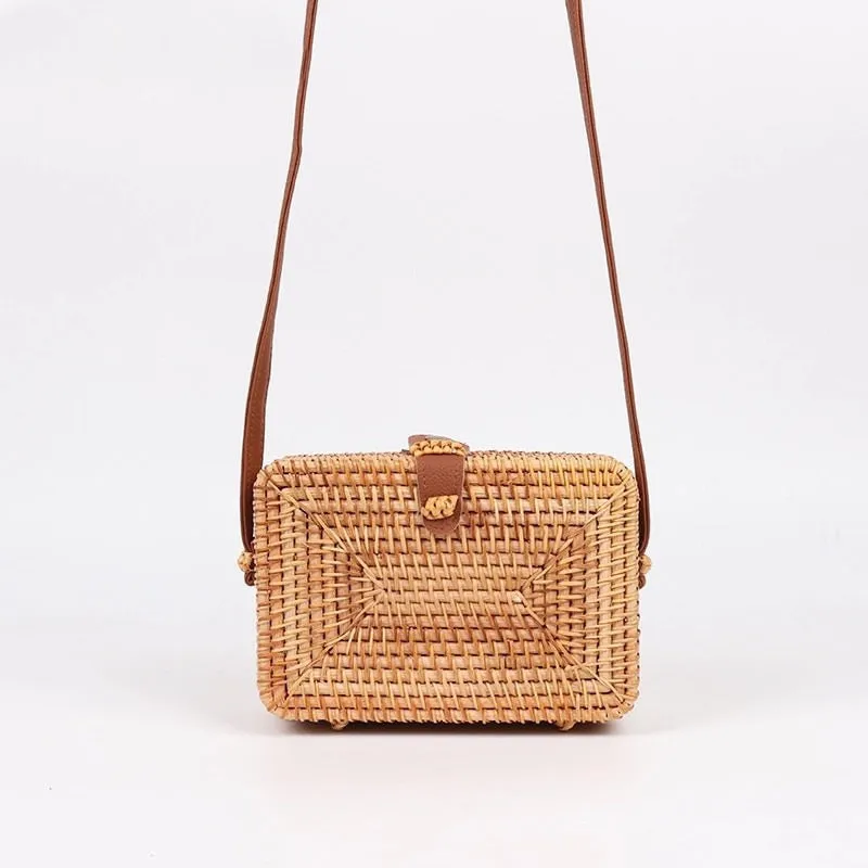 Mara Woven Basket Bag