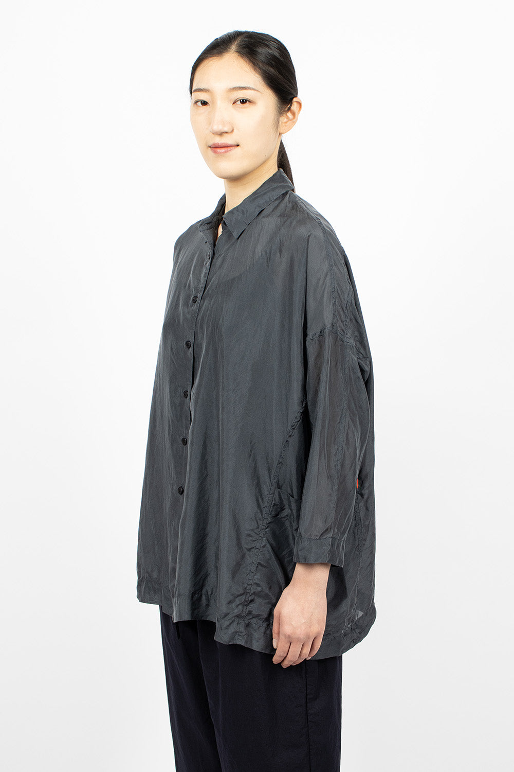 Marine Silk Shirt for February