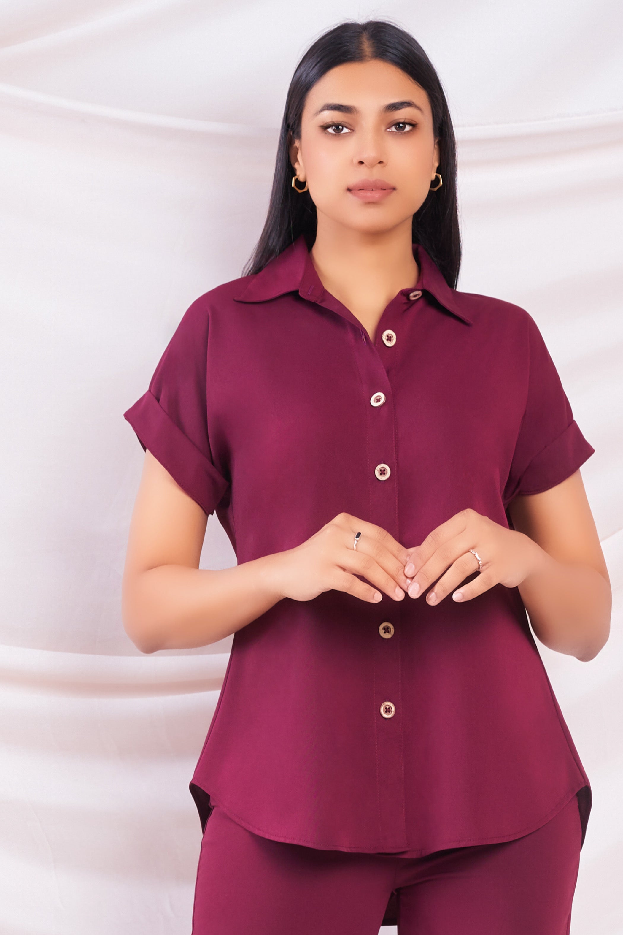 Maroon Short-Sleeve T-Shirt