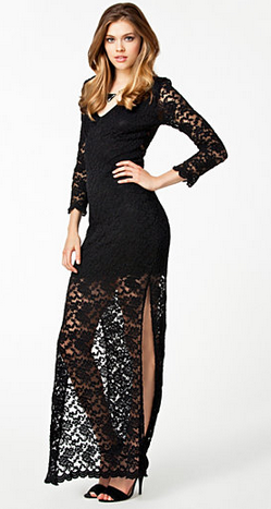 Maxi Dress with Lace Detail - Shop Now!