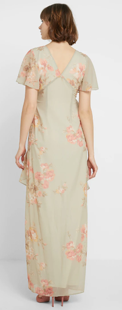 Maxi Dress with plunging neckline