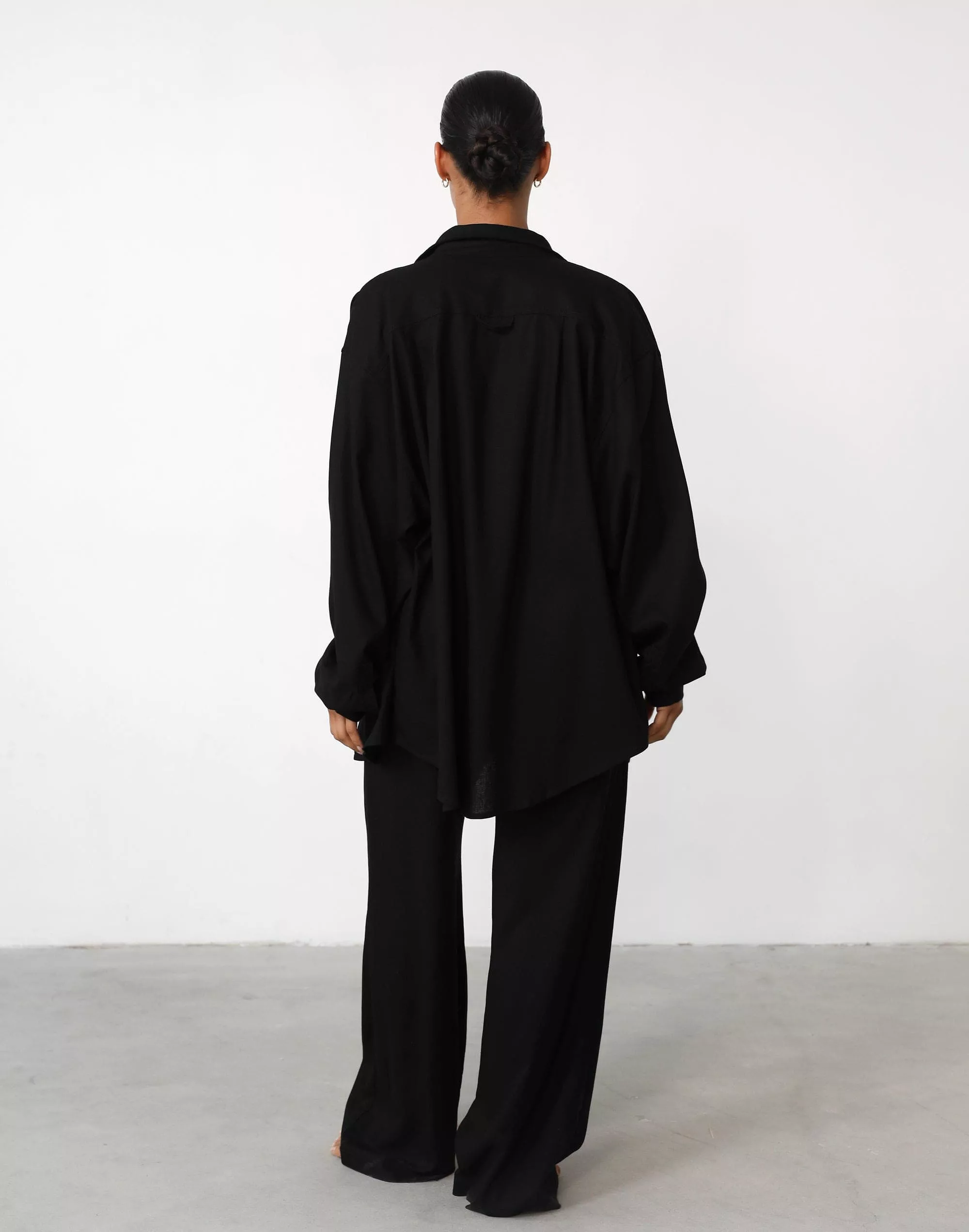 Mckenzie Black Linen Shirt