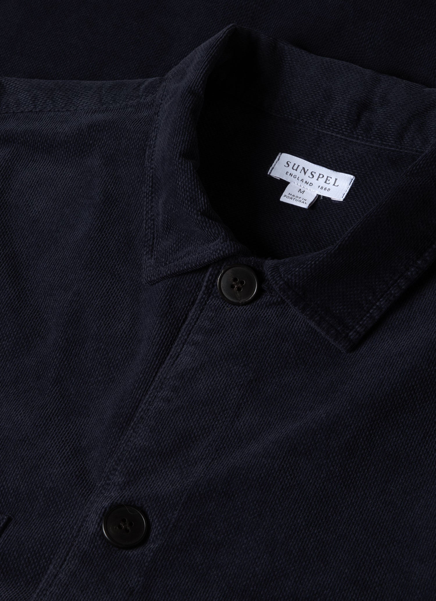 Men's Navy Cellular Cord Overshirt