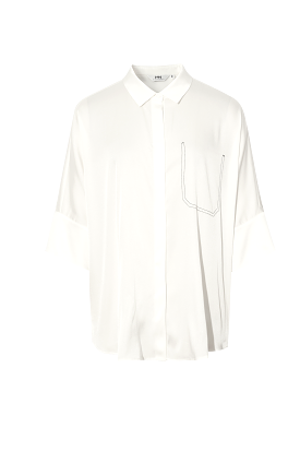 MM Embroidered Silk Shirt is now Silk Shirt with MM Embroidery.