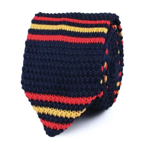 Moroccan Knit Tie - Striped Pattern