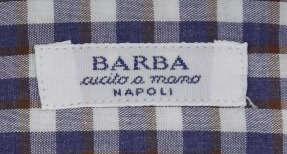 Napoli white slim shirt barba